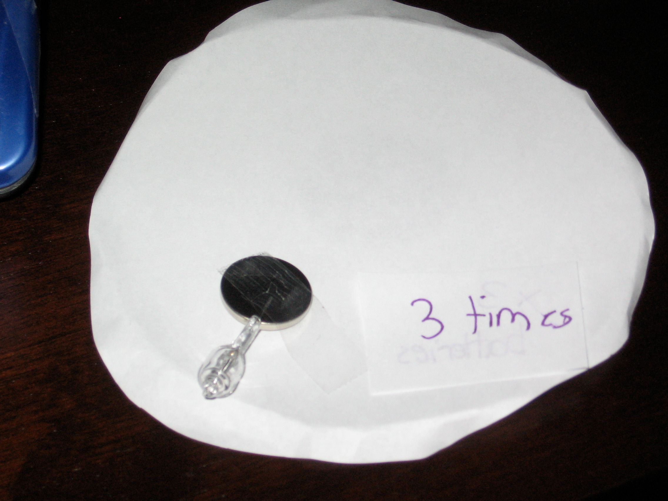 How to Make a Flashlight on a Small Frisbee 3 Steps Instructables