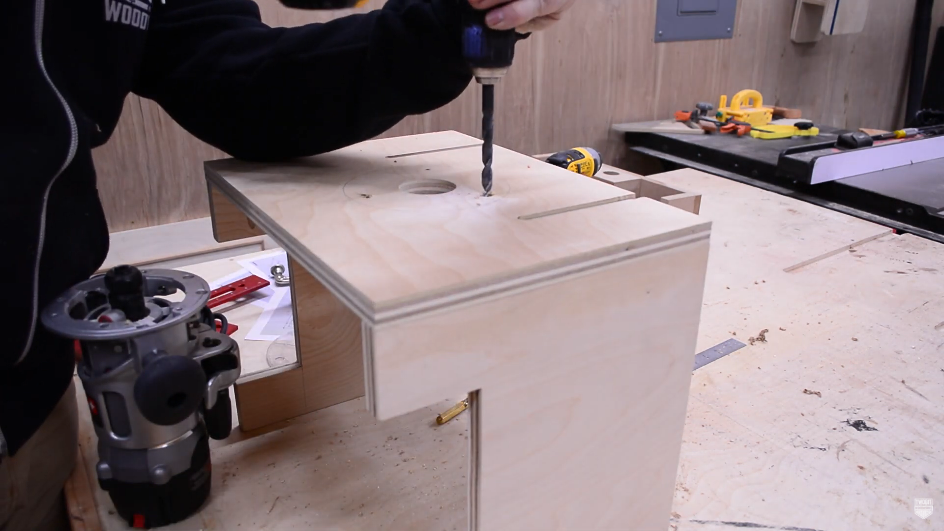 How to Build a Portable Router Table DIY Woodworking Shop Project
