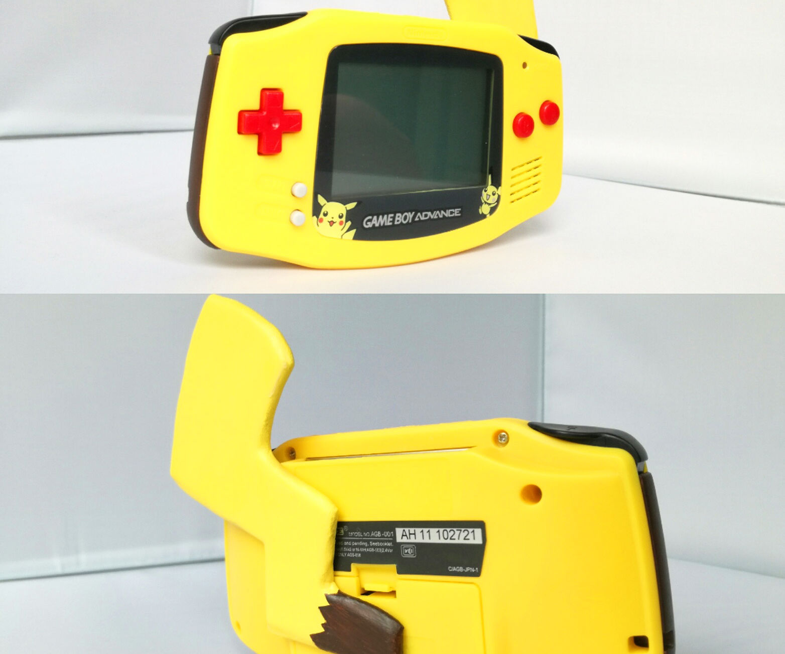 Make a Pikachu Themed Gameboy Advance (With a Tail)