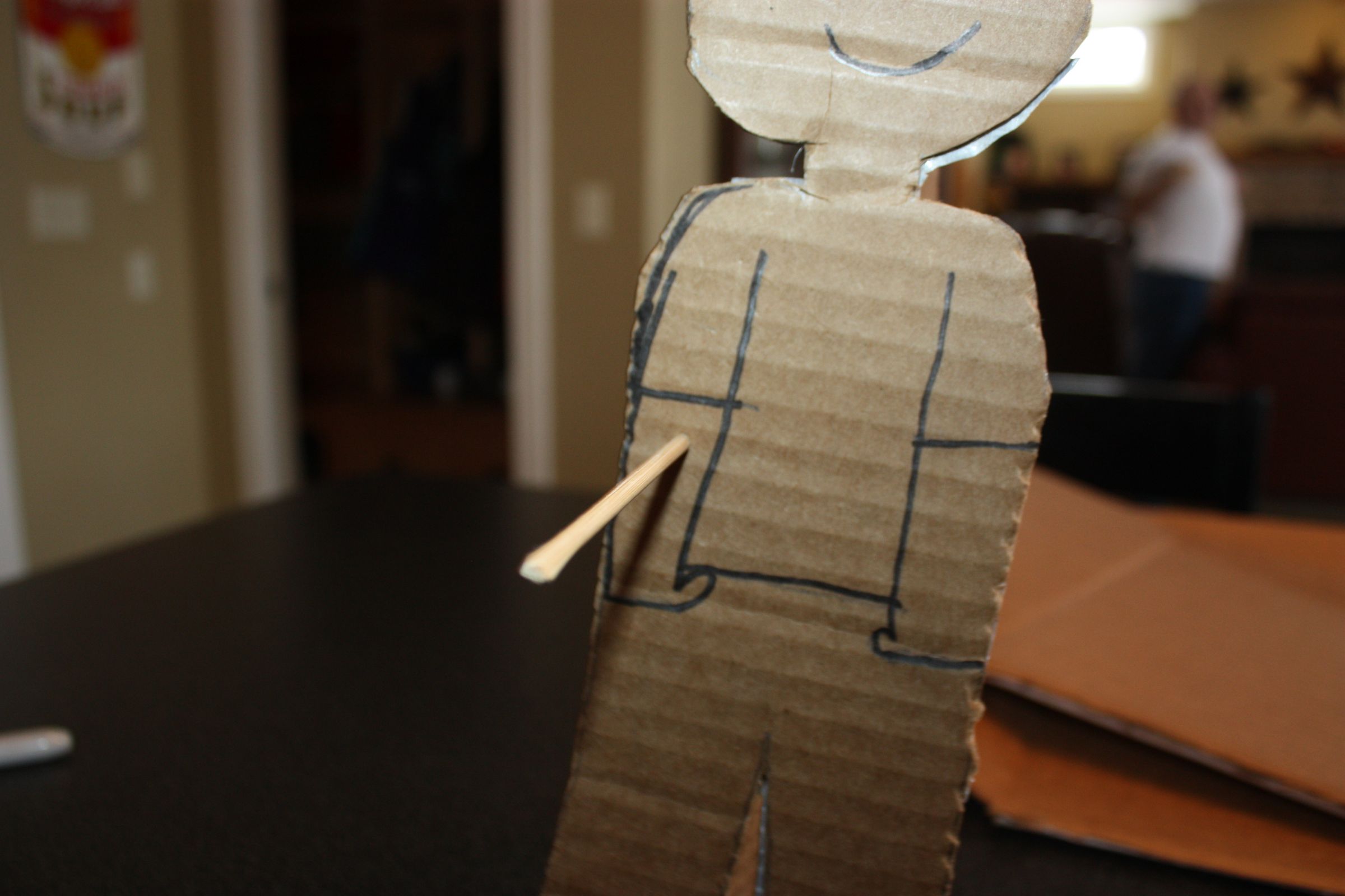 Cardboard and Duct Tape Target 4 Steps Instructables