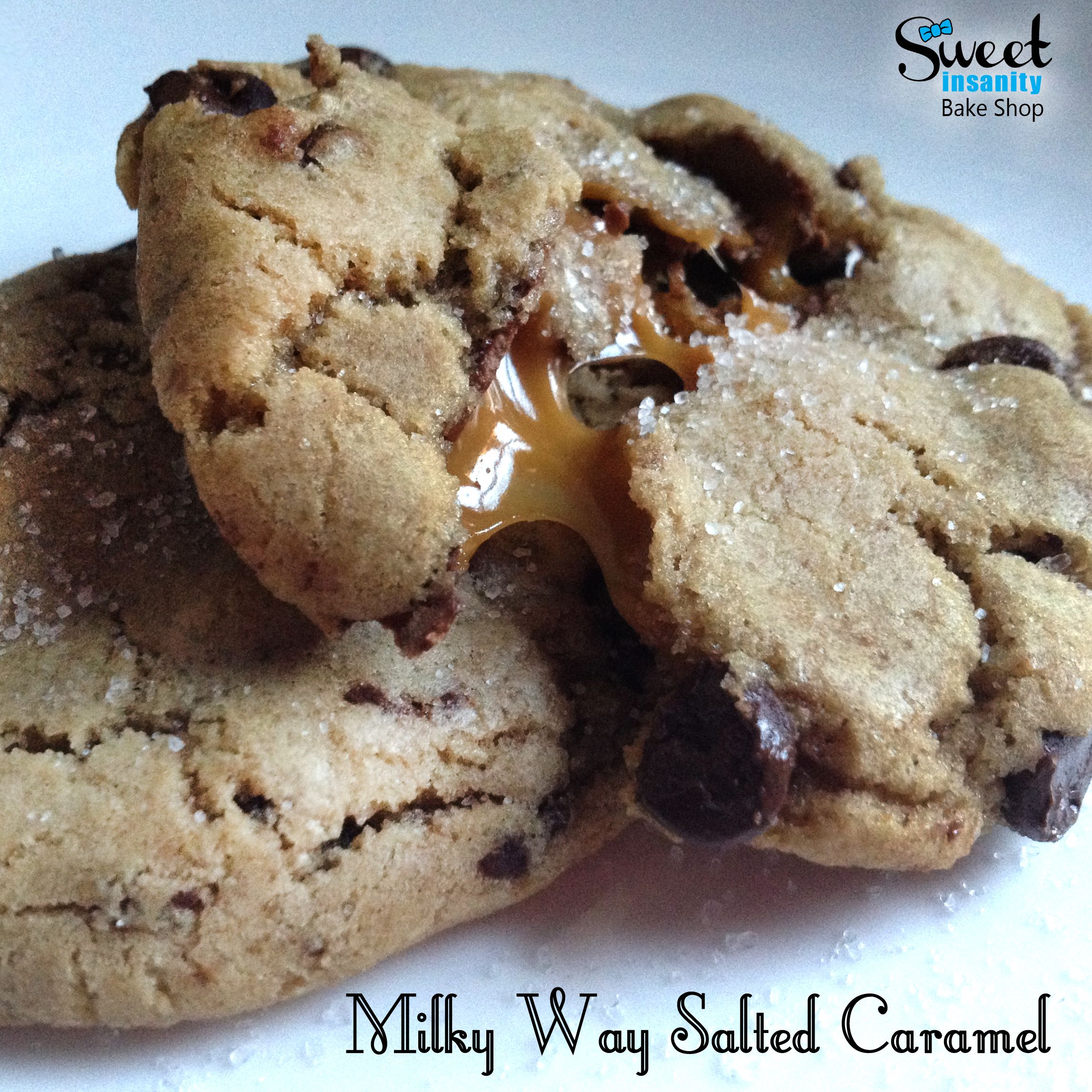 Milky Way Salted Caramel Cookies