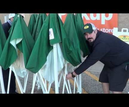 How to Set Up and EZ-Up Pop Up Tent