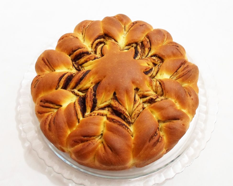 Star Shaped Brioche Bread