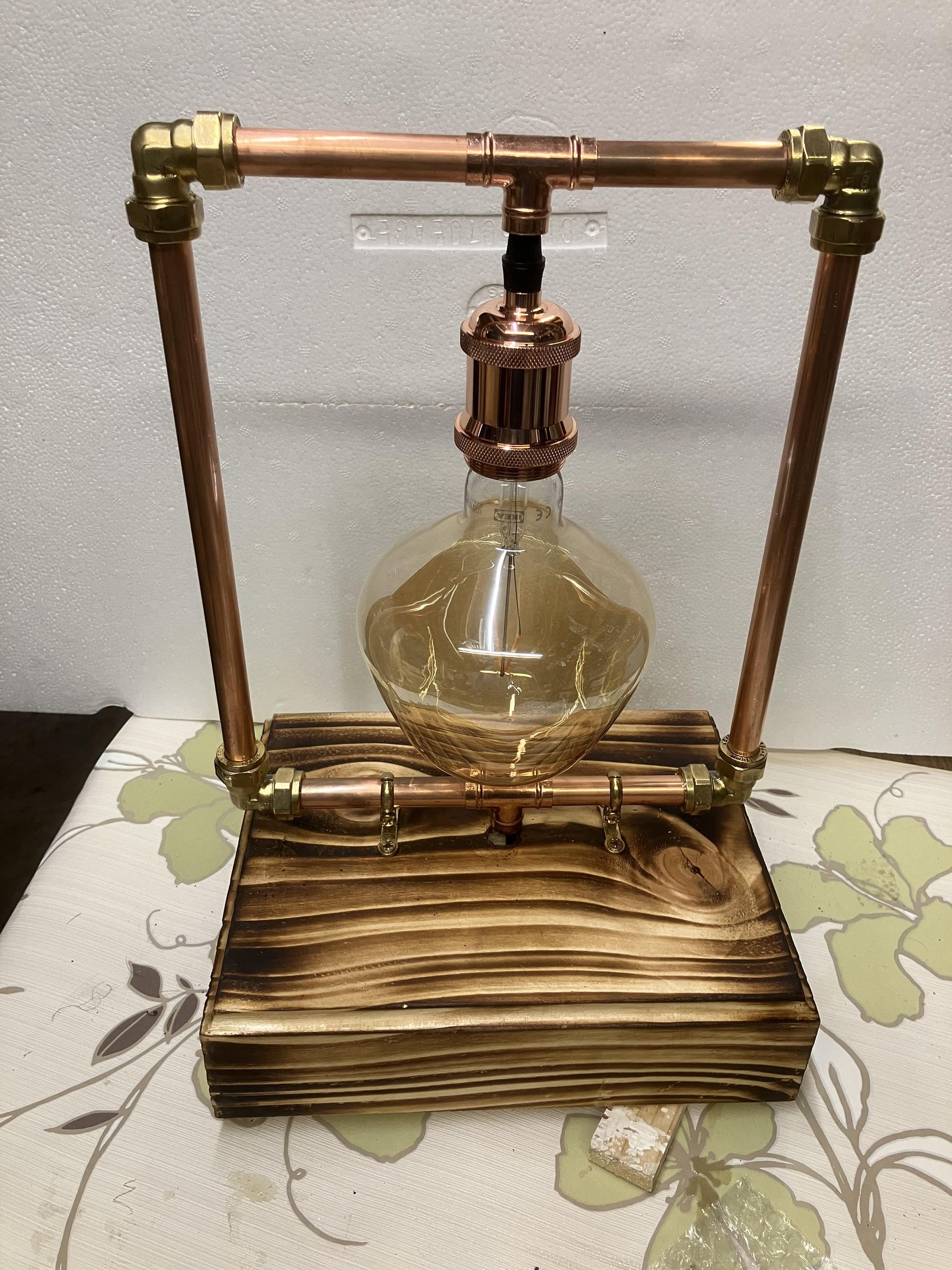 Copper Framed Lamp : 4 Steps (with Pictures) - Instructables