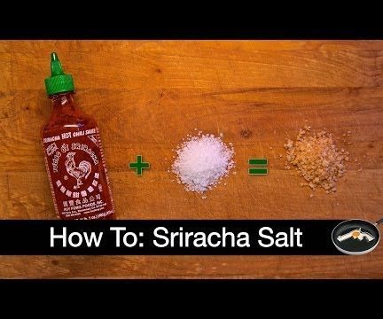 Homemade Sriracha Salt