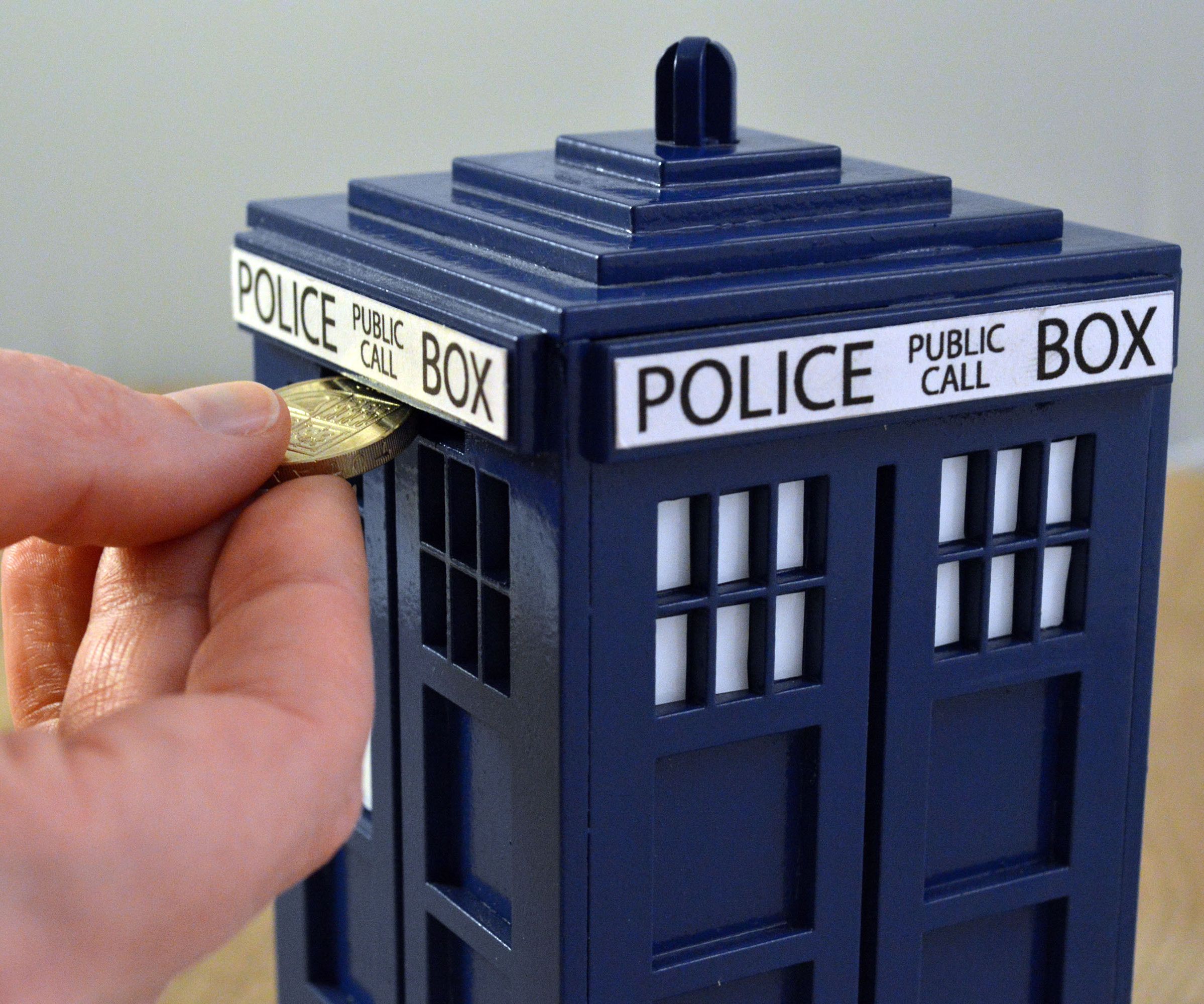 Doctor Who TARDIS Laser Cut Money Box