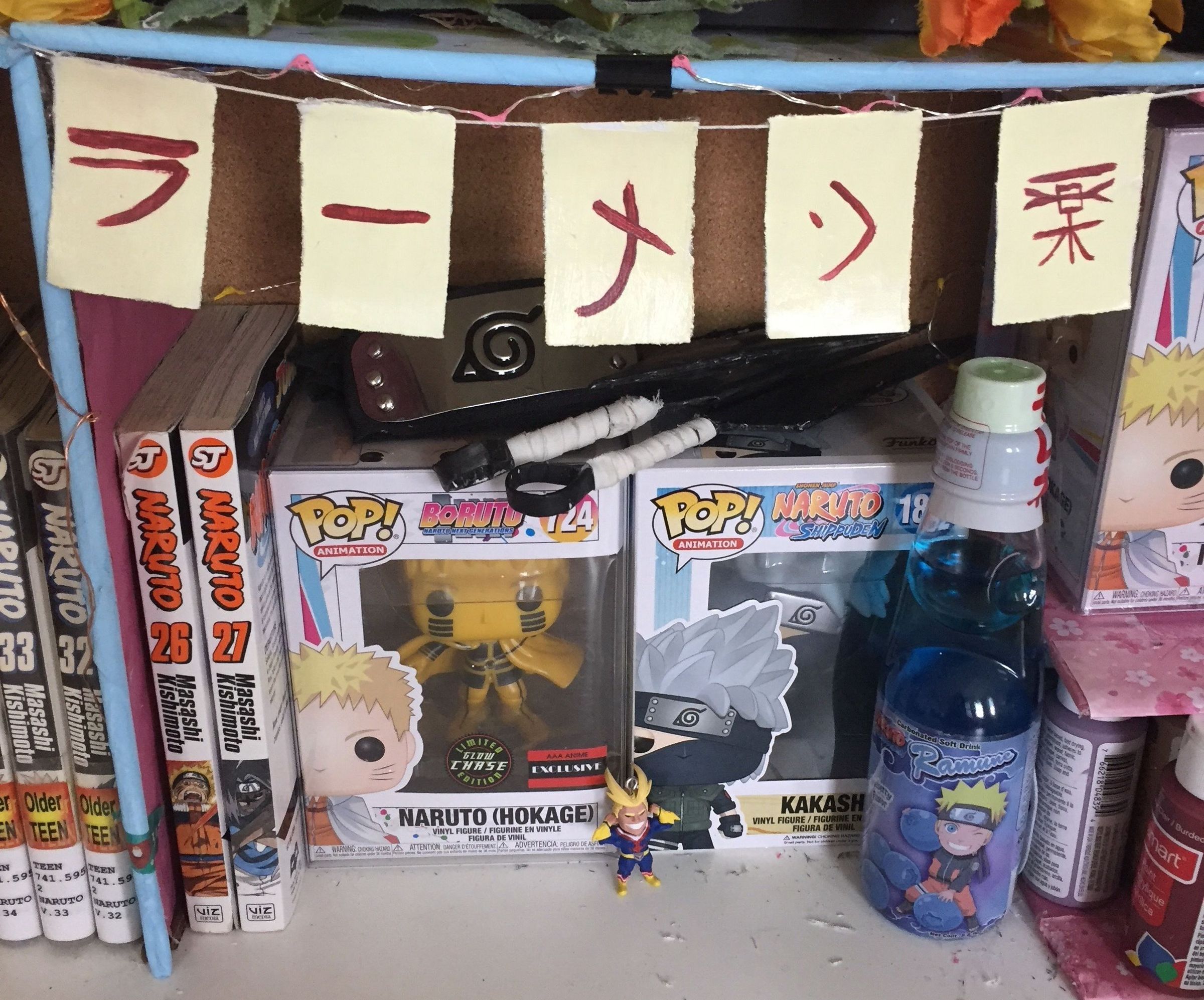 Naruto Ichiraku Ramen Shop Desk Banner +secret Tutorial