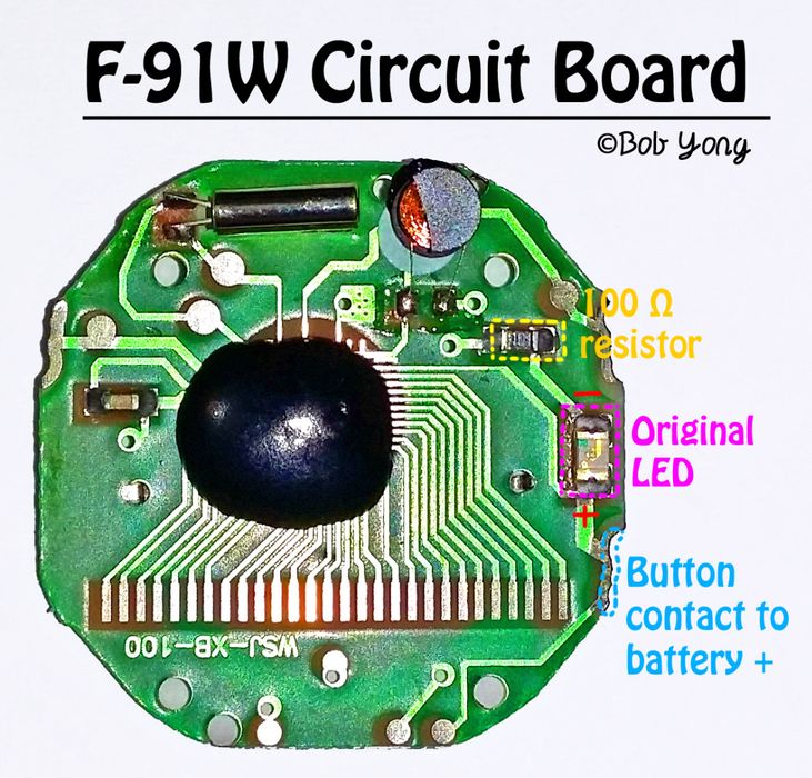 Watch LED Backlight Mod : 9 Steps (with Pictures) - Instructables