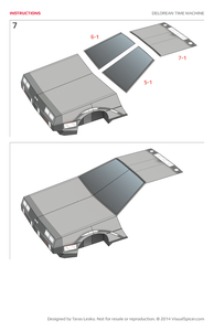 DeLorean BTTF Inspired Papercraft