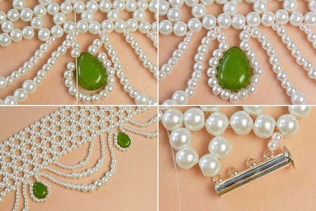 Add More Beads and Clasp to the Necklace