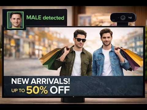 Gender-Aware Digital Signage in 30 Min