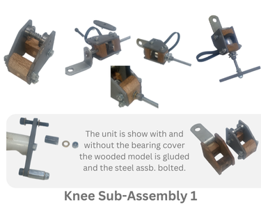 Alternate Knee Feed Screw Assembly