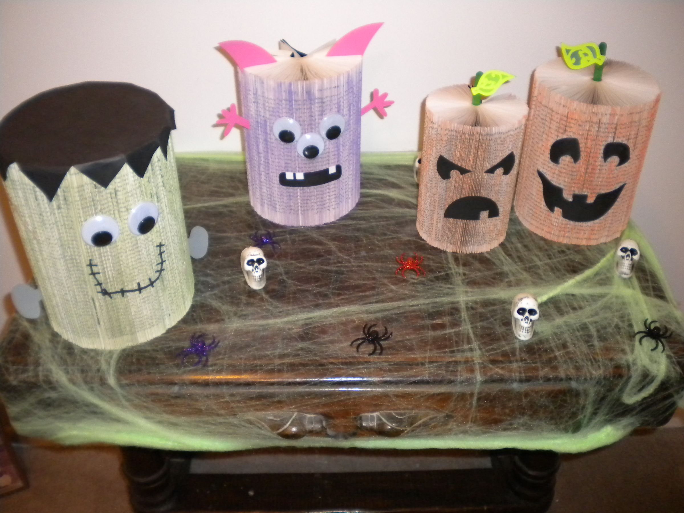 Paperback Book Halloween Creations