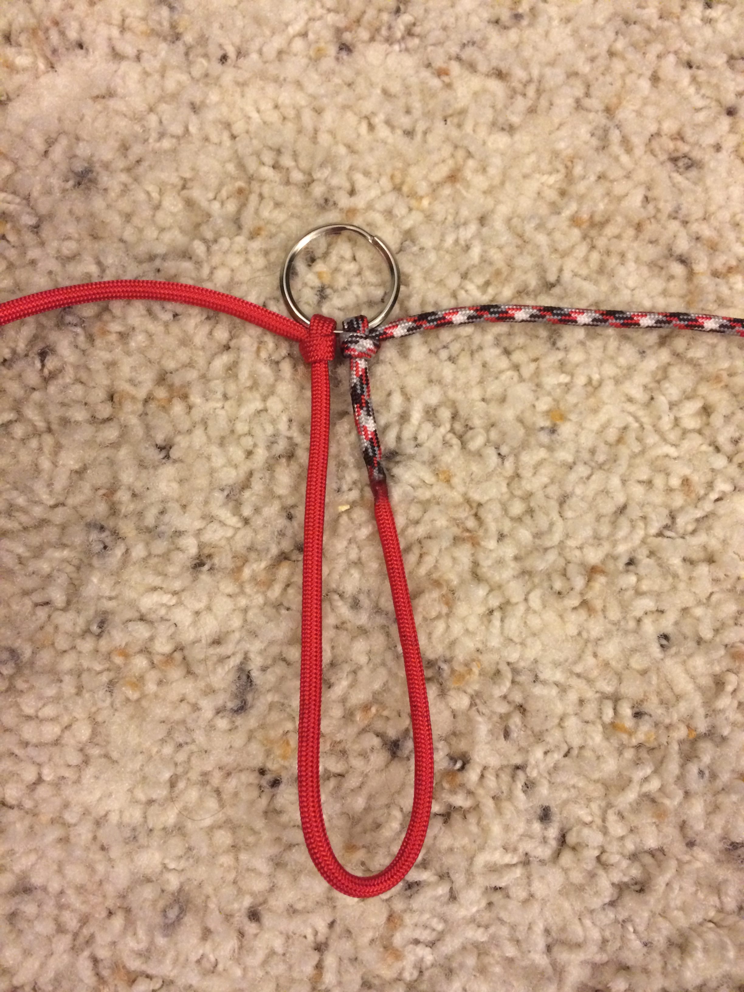 How to Make a Paracord Keychain 6 Steps Instructables
