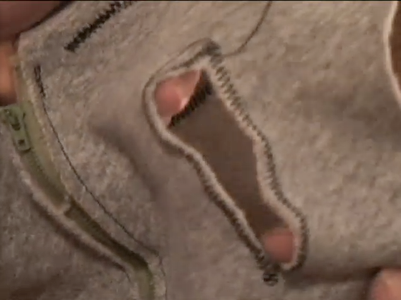 Making the Arm Holes