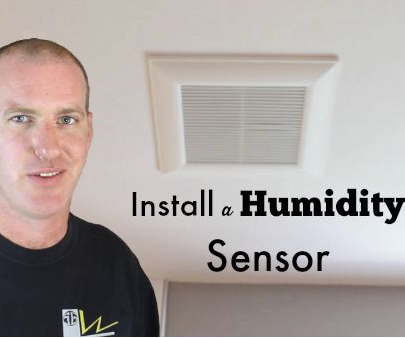 How to Install a Bathroom Humidity Sensor