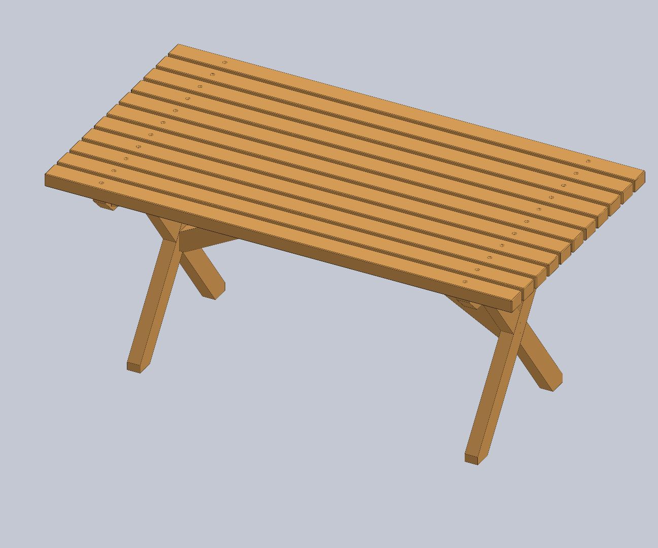 Wooden Outdoor Table