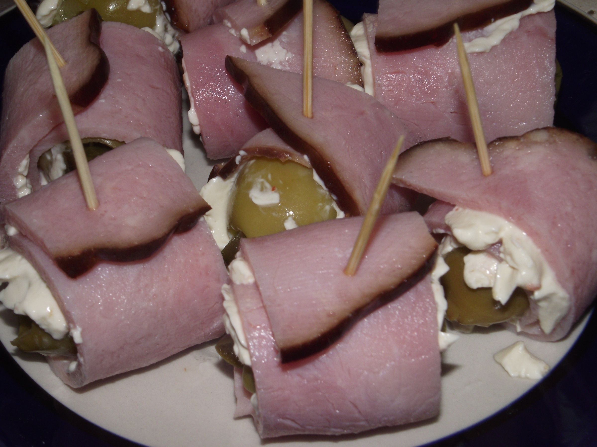 Ham Wrapped Jalapeno Stuffed Olives