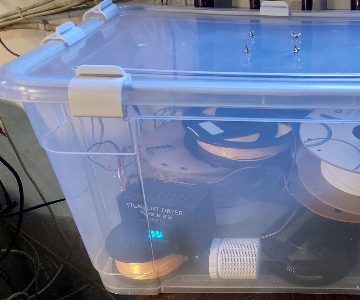 Large Volume PLA Filament Dryer – a Physics-Based Design That Actually Works