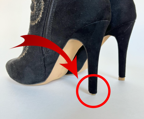 Heel Repair With Polymer Clay