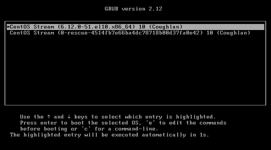 CentOS Stream 10 Minimal Installation