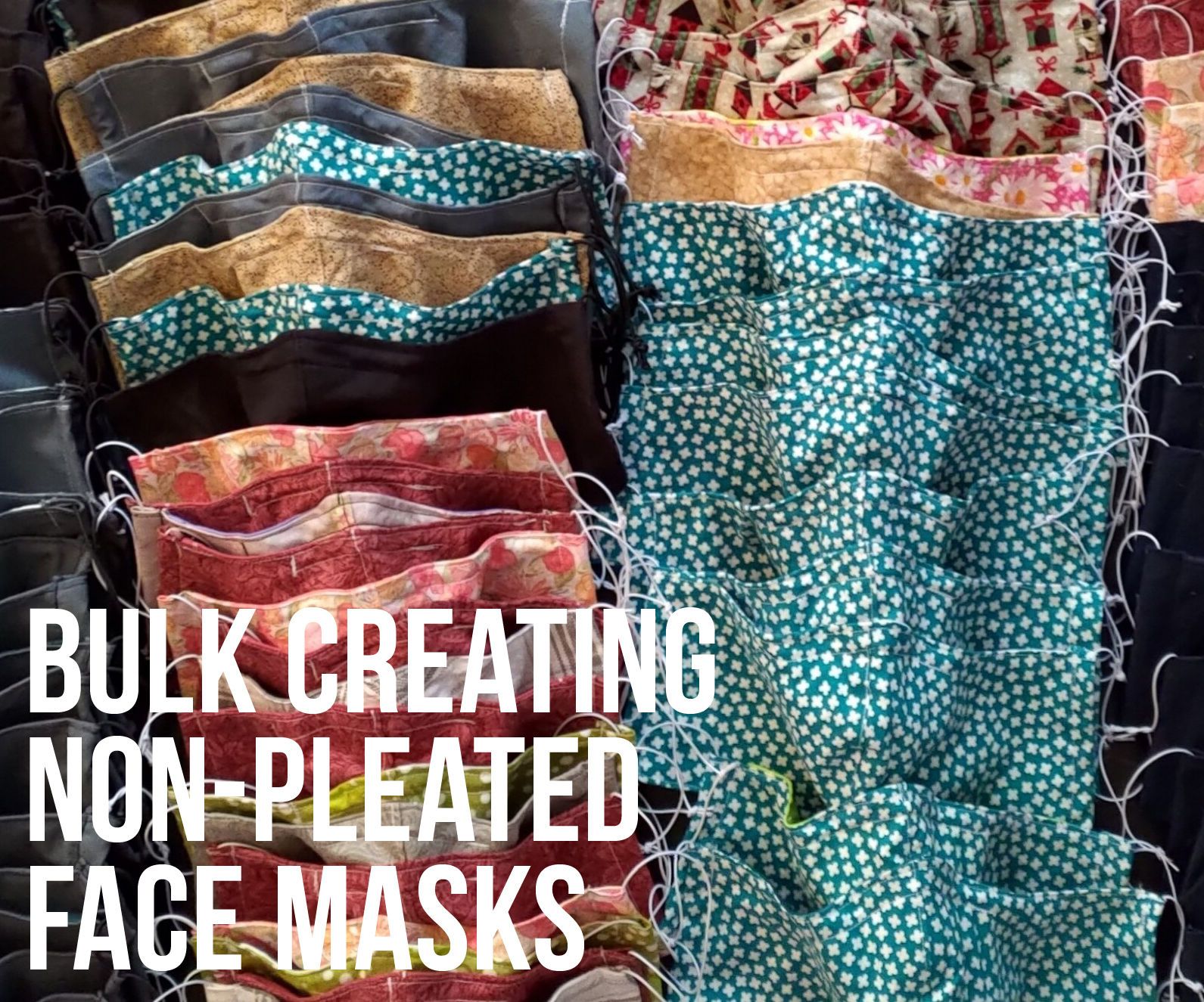 Bulk Creating Non-pleated Face Masks