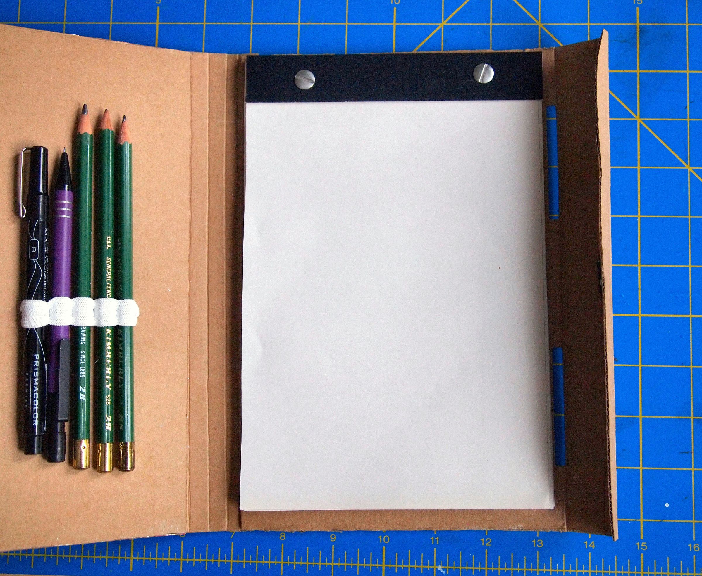 DIY Cardboard Sketchbook : 13 Steps (with Pictures) - Instructables