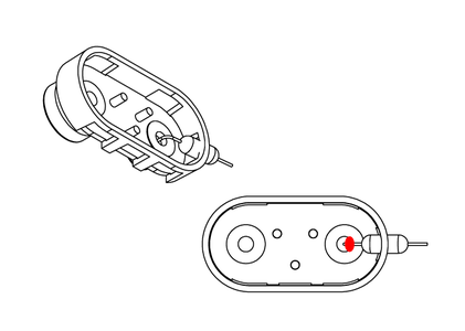 Solder the Resistor to the Battery Clip