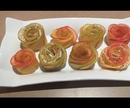 Rose Shaped Apple Dessert - Easy! 