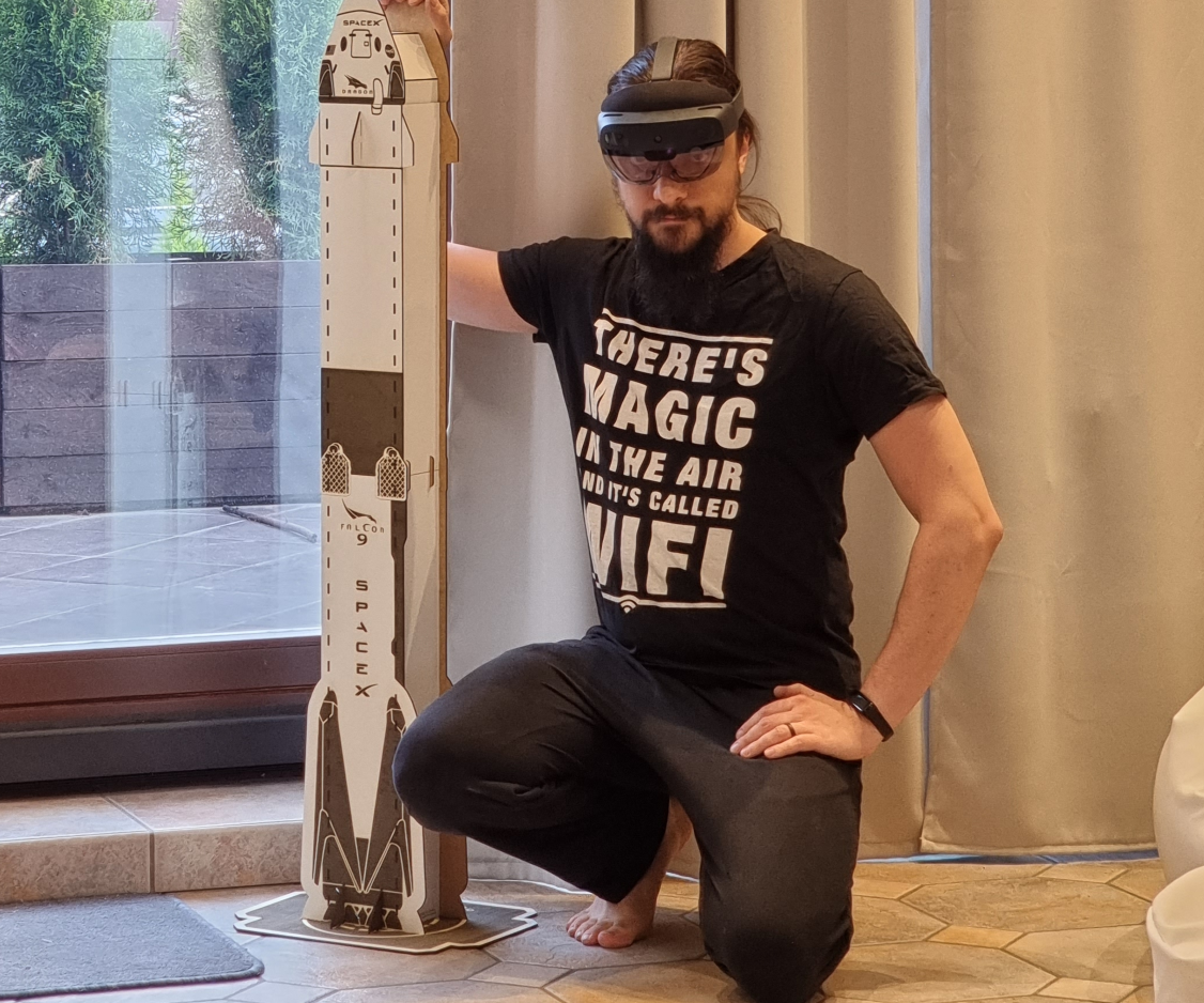 Falcon 9 Socks Dispenser, With Dragon and Doge on Board!