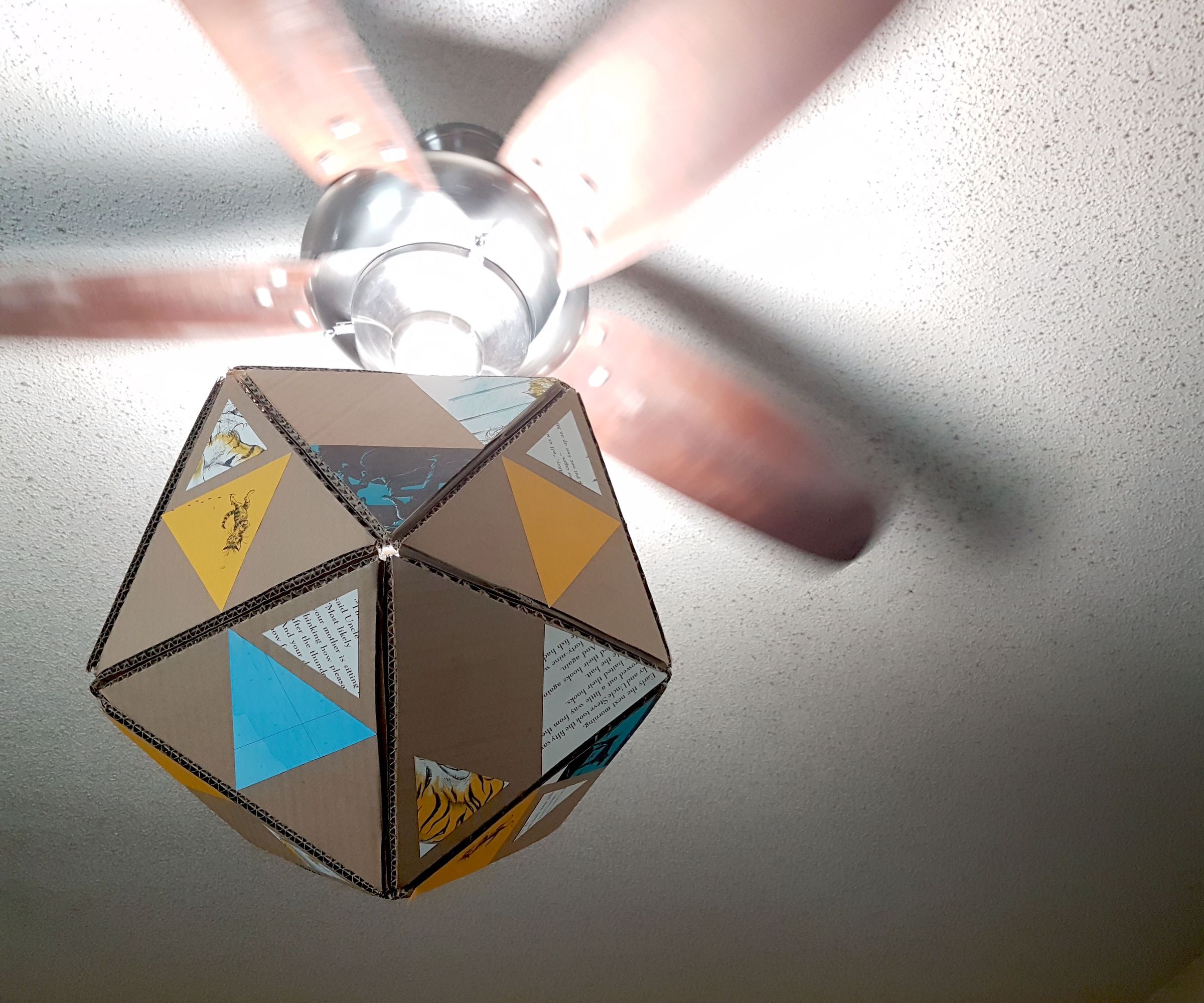 Modular Cardboard Lampshade 