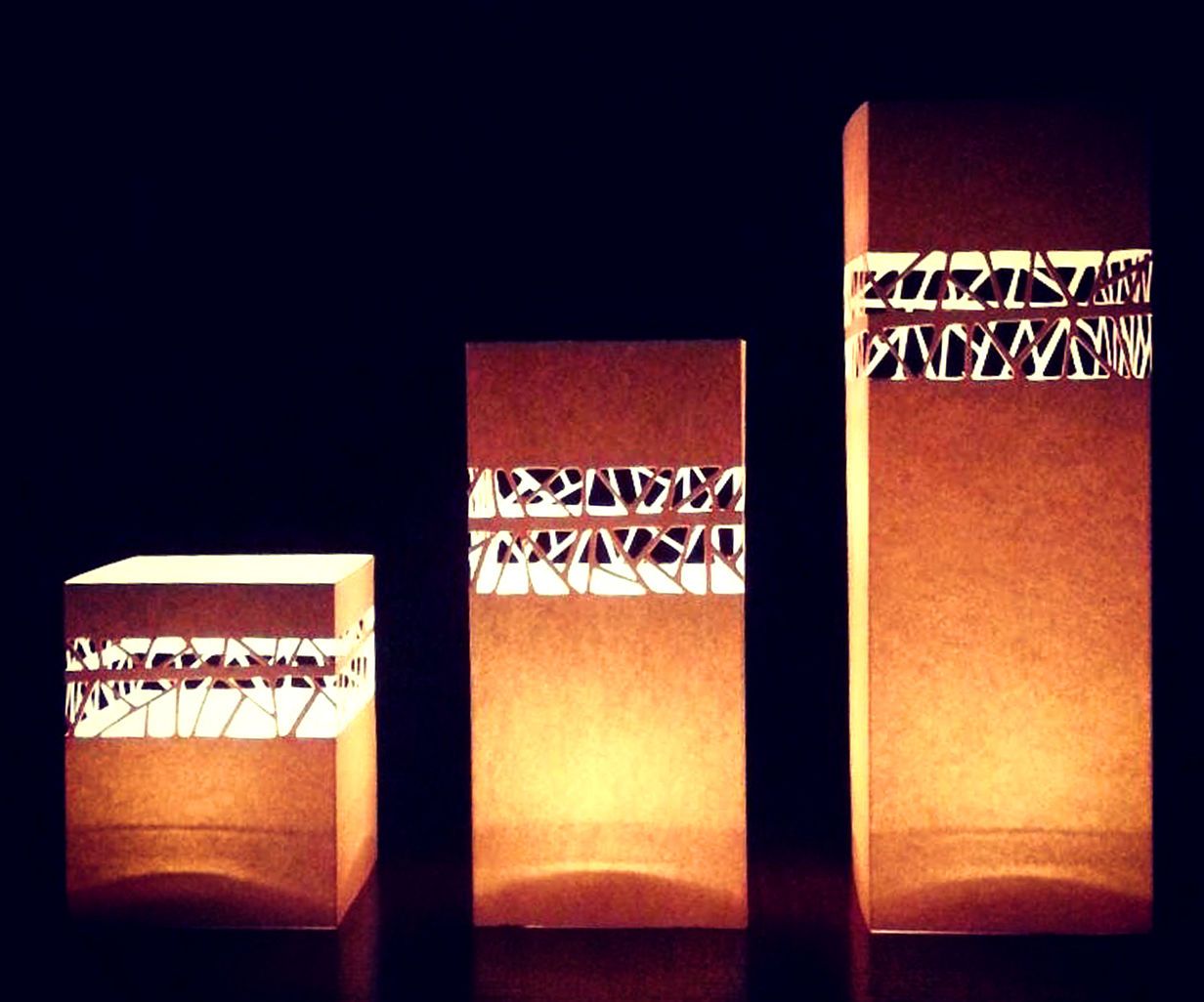 How to Make Candle Votive Using Paper | Paper Cutting Art 