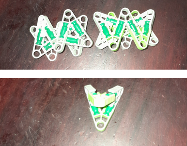 K'nex Letter M and Dice