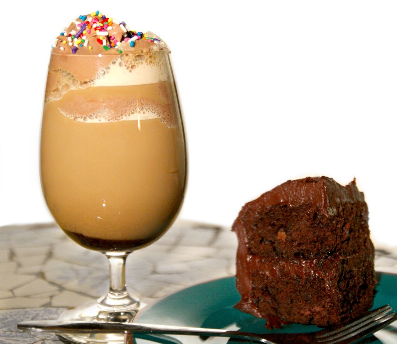 Chocolate Cake Latte Recipe