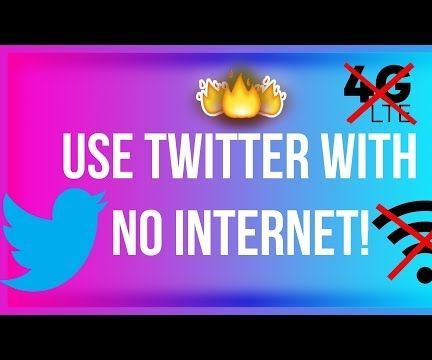 Use Twitter on Your Phone Without WiFi or Data