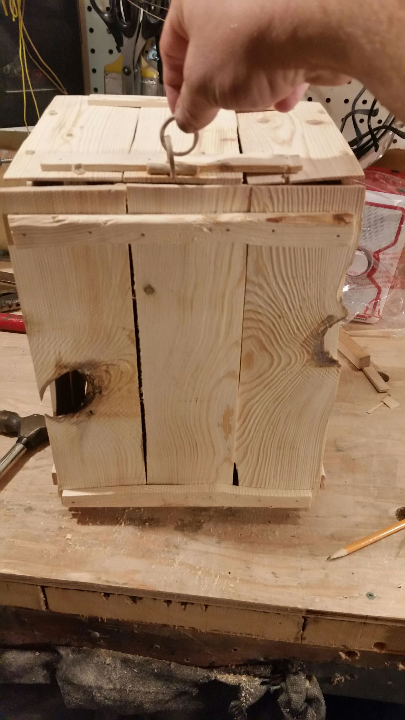 Gift Crate With Fall-away Sides