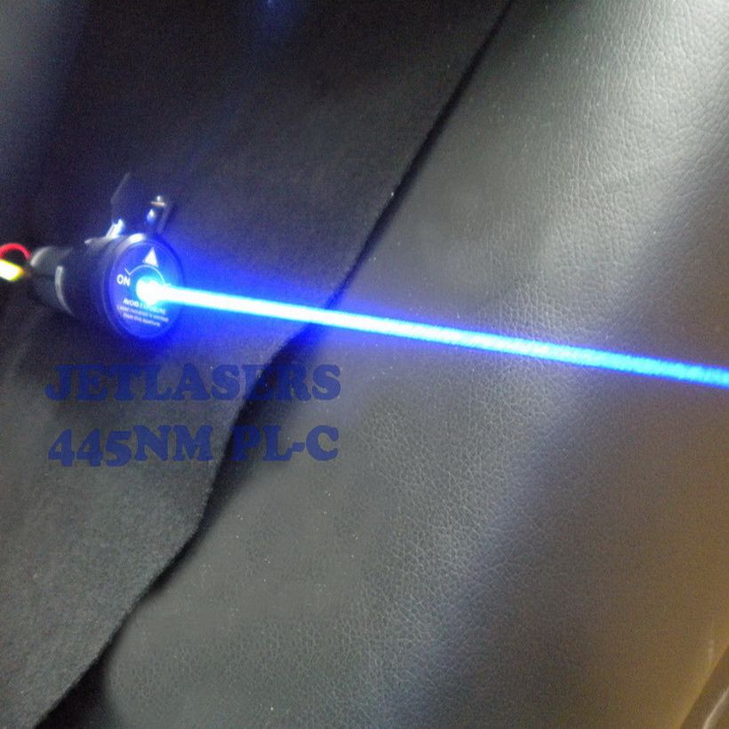 1w 445nm Focusable Blue Laser Pointer Power Testing