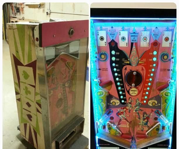 Re-purposed Pinball Machine Interactive Wall Hanging