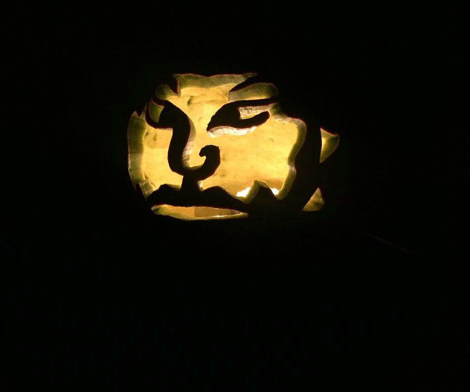 Pumpkin Carving Tools and a Chinese Ghostbuster Pumpkin