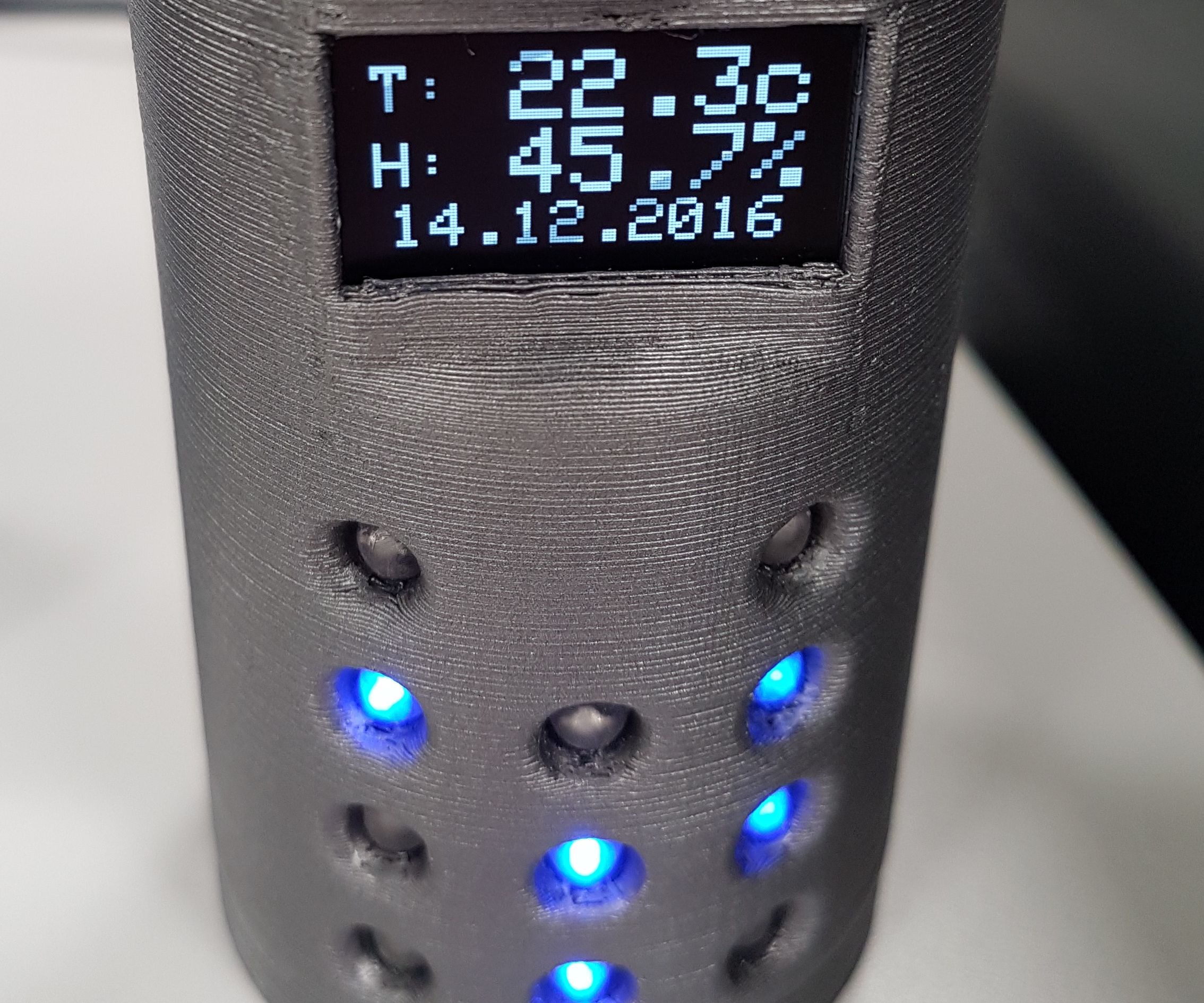 Arduino Binary Clock - 3D Printed