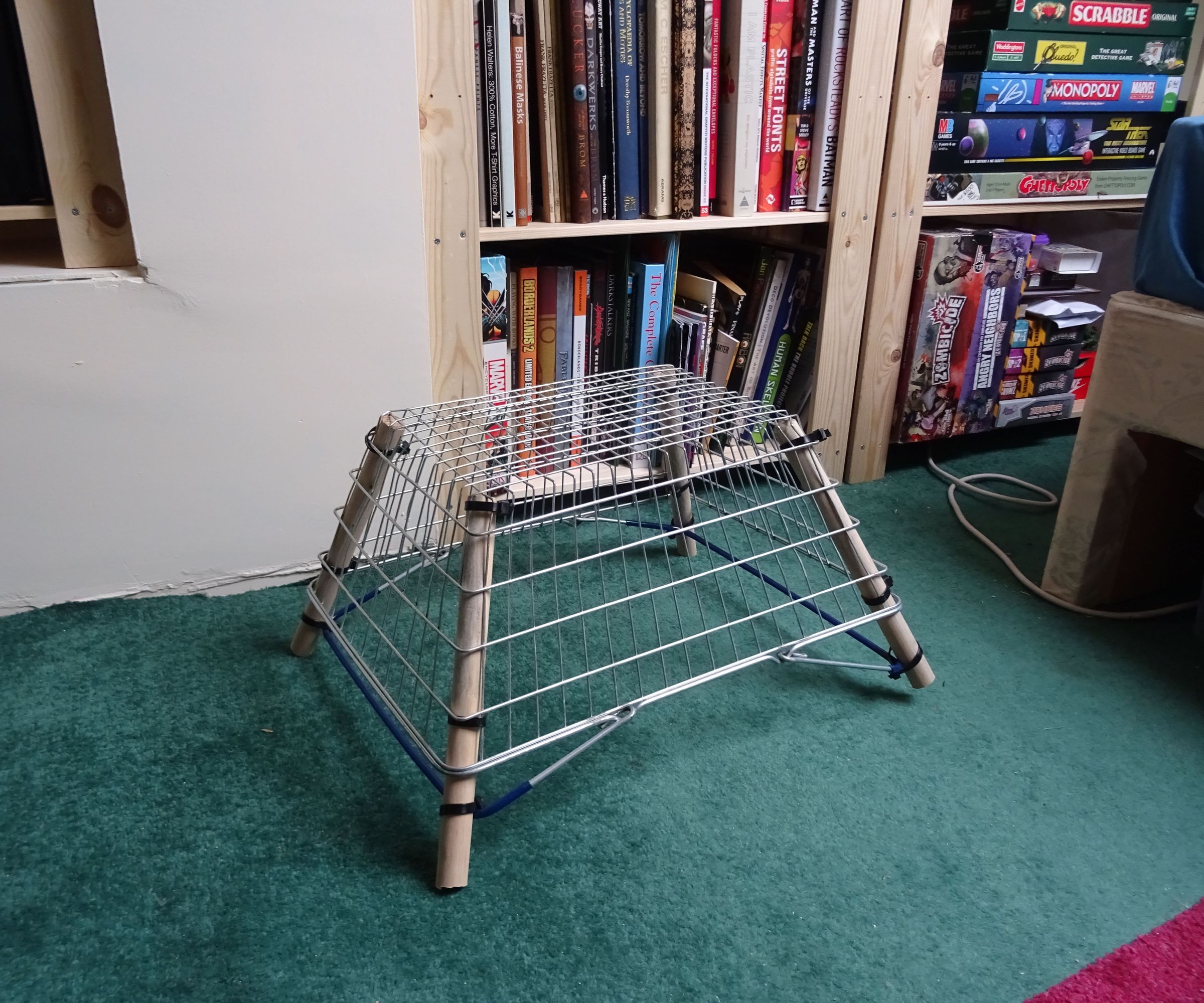 Cheap/upcycled Shopping Basket Stool