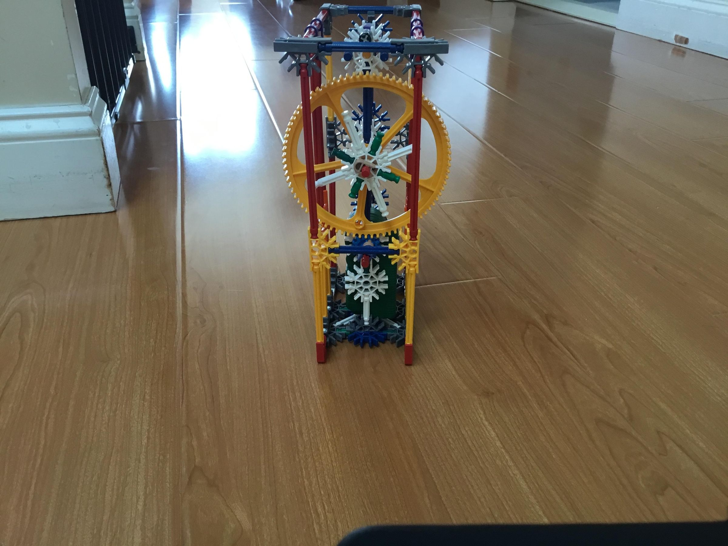 Knex Working Simple Clock 4 Steps Instructables