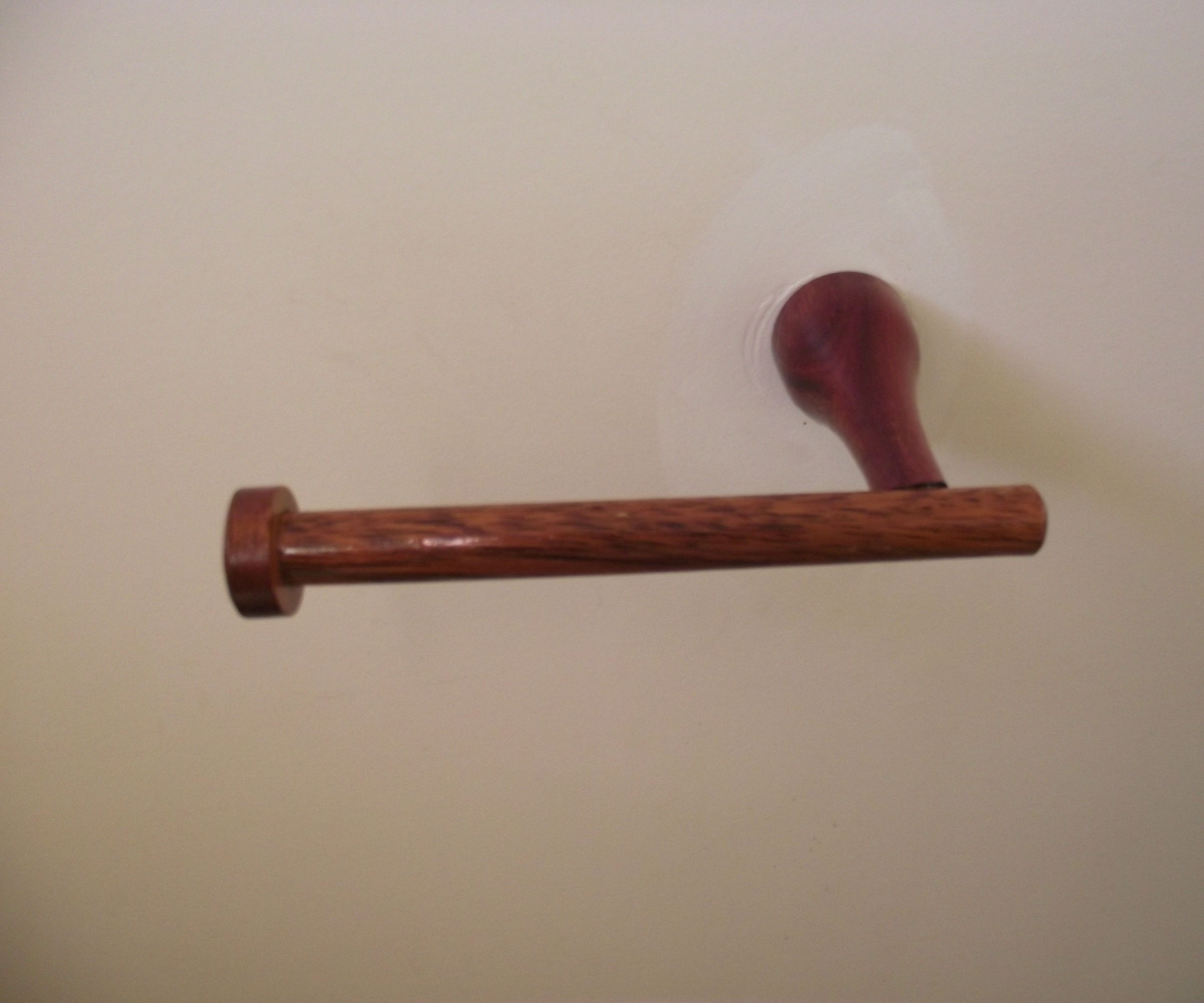 Wooden Loo Roll Holder