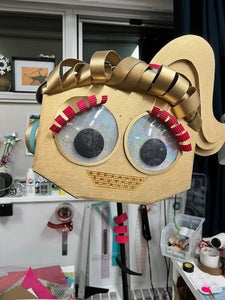 Pink Robot Eyelashes