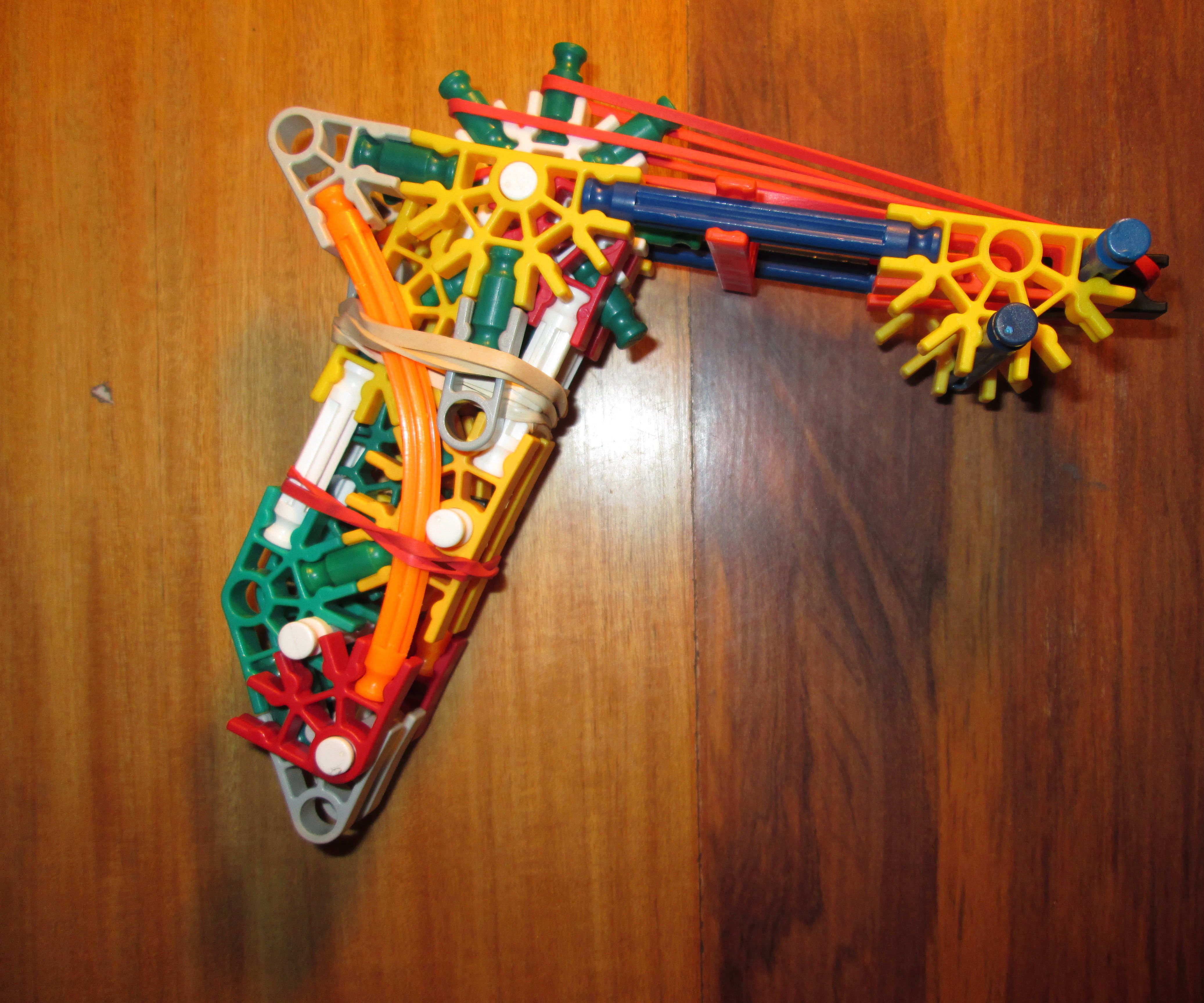 Compact Knex RBG Gun With New Ratchet Mech  