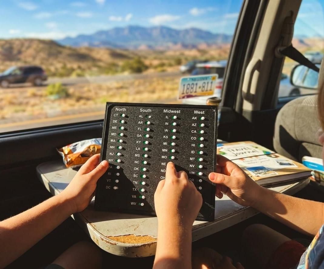 License Plate Travel Game