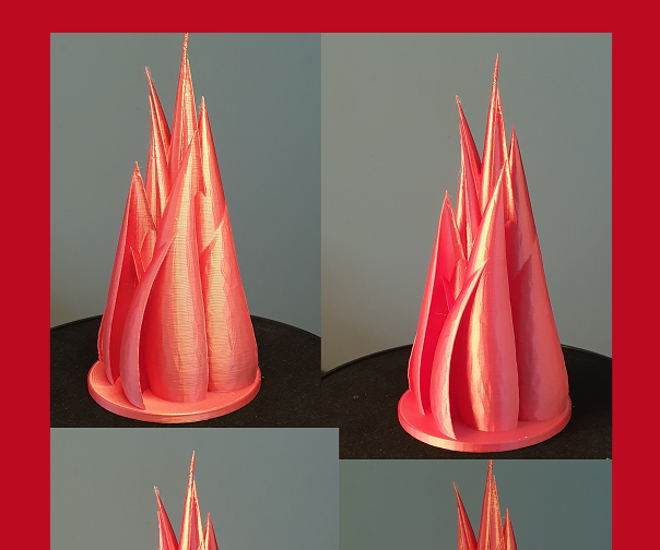 Flame Ornament (from a Water Droplet)