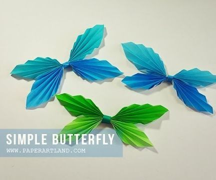 How to Make a Cute Kirigami | Simple Butterfly (Mariposa De Papel)