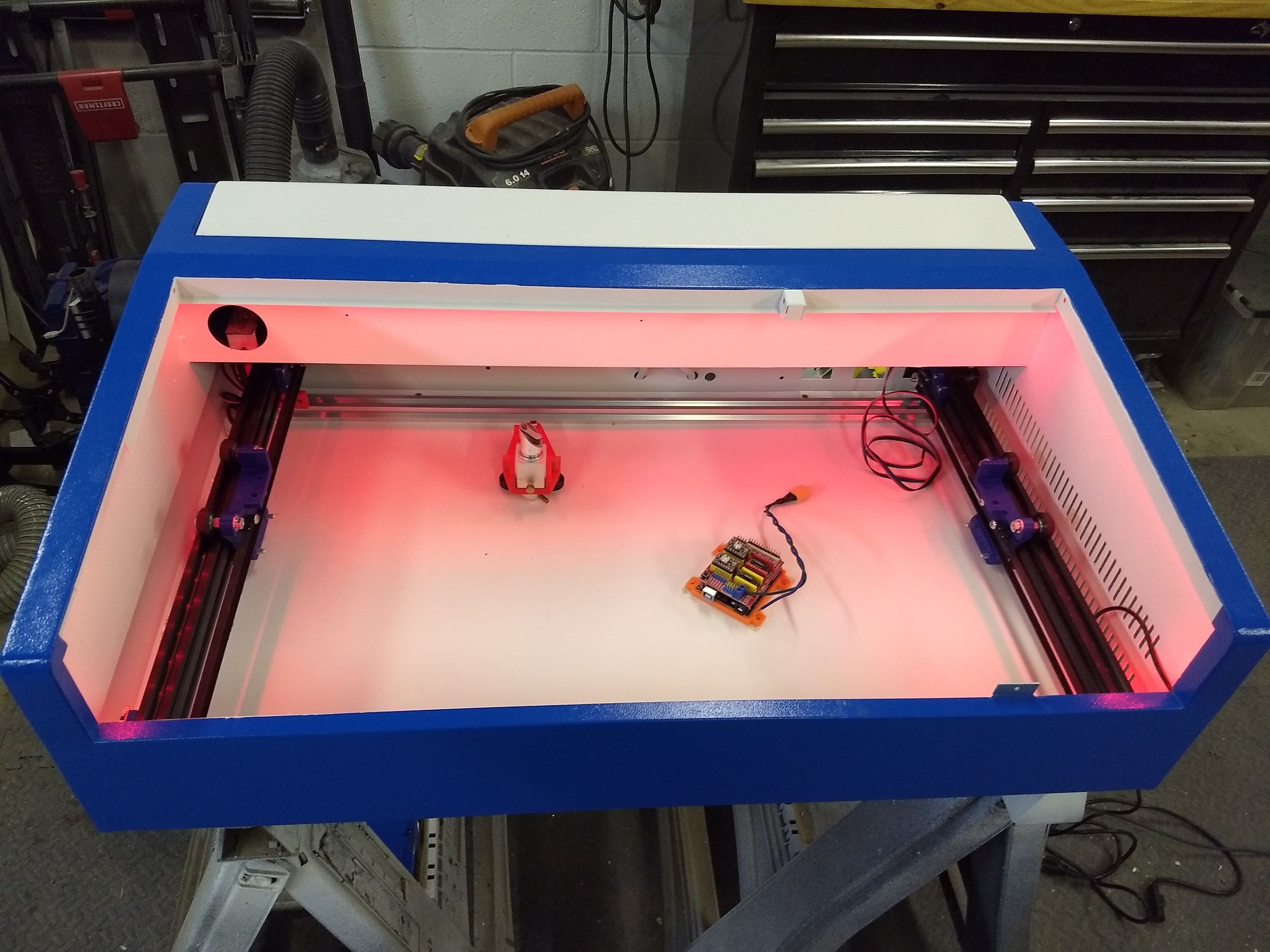K40 Laser Cutter Rebuild12x24in Cutting Area 14 Steps Instructables