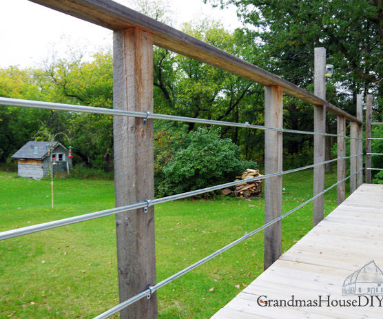 DIY Inexpensive Deck Rails Out of Steel Conduit!